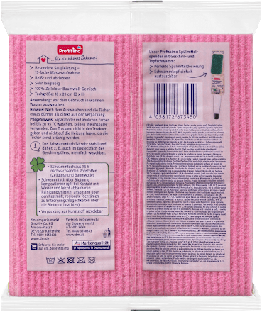 Uniwersalne ściereczki gąbczaste Profissimo