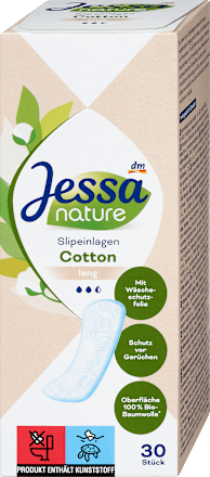 Slipové vložky nature Cotton Lang - dlhé Jessa