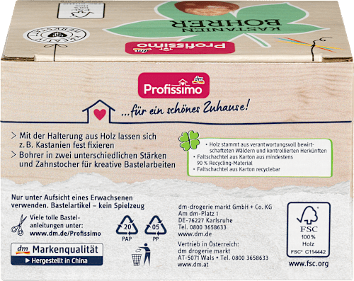 Kastanienbohrer-Set Profissimo