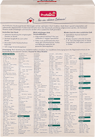 Vrečke za sesalec (PR 50), 4 vrečke + 1 filter Profissimo