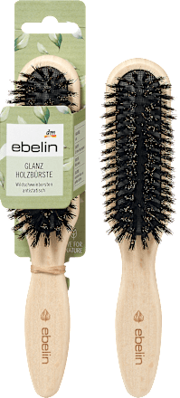 Drvena četka za sjaj kose ebelin