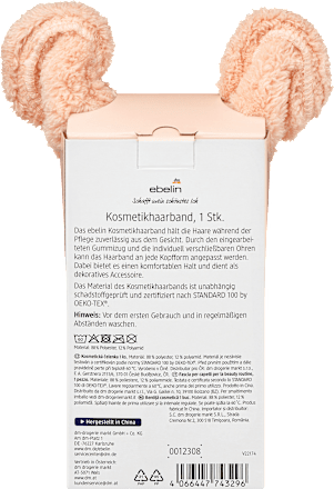 Kosmetikhaarband Glowing Skin ebelin