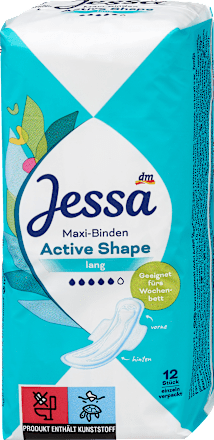 Hygienické vložky Active Shape lang - s krídelkami Jessa