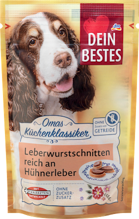 Hundeleckerli Leberwurstschnitten mit Hühnerleber, Omas Küchenklassiker Dein Bestes