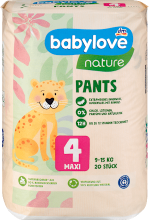 nature pelene gaćice, MAXI, veličina 4 (9- 15 kg) babylove nature