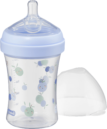 Biberon Premium 0-6 luni, albastru babylove