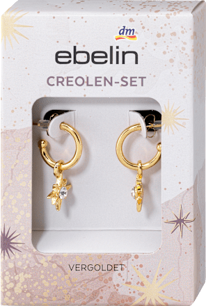 Creolen Sternanhänger Echtschmuck Golden Winter Glow ebelin