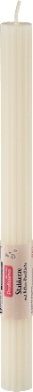 Stabkerze Rille champagner / light powder Profissimo
