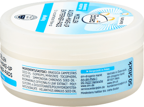 odličovací tampony jemné s olejem Balea