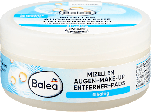 Augen-Make-up Entferner-Pads ölhaltig Balea