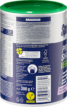 Proteinpulver, Blueberry-Muffin Geschmack Sportness