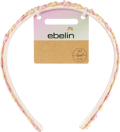 Haarreif mit Blumen-Applikation ebelin