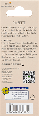 Pinzette mit Softgriff ebelin