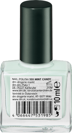 Lak za nohte Color & Care, 100 Mint Candy alverde NATURKOSMETIK