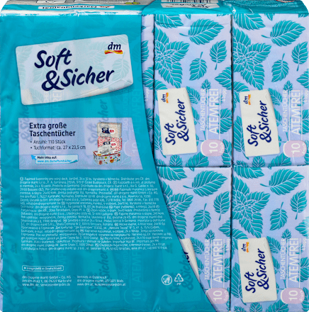 4-slojne maramice Atemfrei  - mentol Soft&Sicher