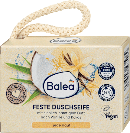 Feste Duschseife Vanille & Kokos  Balea