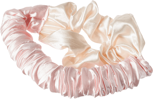 Wellen- & Volumenscrunchie rosa ebelin