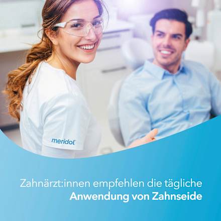 Zahnseide Flausch gewachst meridol