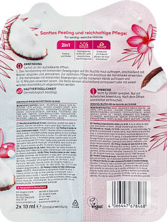 Handpeeling & -maske Scrub & Care Balea