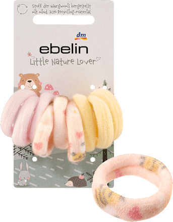 Haargummis mit Recyceltem Polyester ebelin