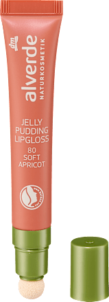 Szájfény Jelly Pudding, 80 Soft Apricot alverde NATURKOSMETIK