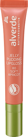 Szájfény Jelly Pudding, 80 Soft Apricot alverde NATURKOSMETIK
