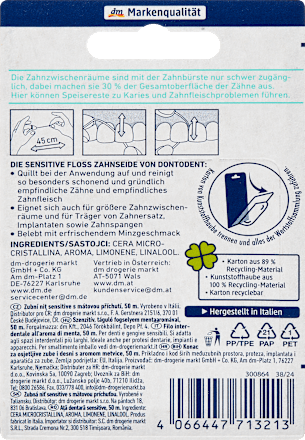 Zahnseide sensitive Floss Dontodent