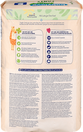 nature pelene gaćice JUNIOR, veličina 5 (12-17kg) babylove nature