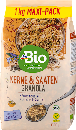 Knuspermüsli, Kerne & Saaten Granola dmBio