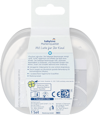 Nosni aspirator babylove