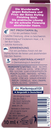 Fixierungsbürste Styling Finishing Stick Balea