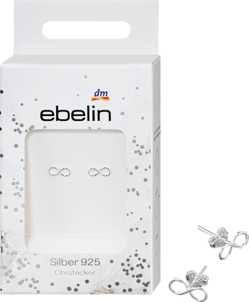 Ohrstecker Unendlichkeitszeichen 925 Silber ebelin