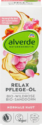 Relaksacyjny olejek pielęgnacyjny do ciała, dzika róża BIO & rokitnik BIO alverde NATURKOSMETIK