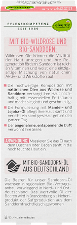 Körperöl Relax Bio-Wildrose, Bio-Sanddorn alverde NATURKOSMETIK