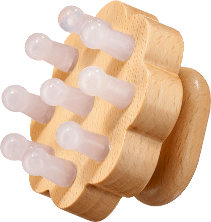 Massagetool mit Rosenquarz ebelin
