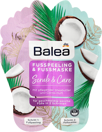 Peeling i maska do stóp, 2x10ml Balea