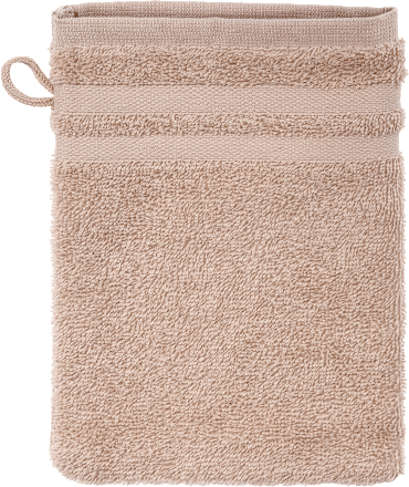 ebelin Waschlappen aus Frottee beige 100 % Bio-Baumwolle GOTS-zertifiziert ebelin