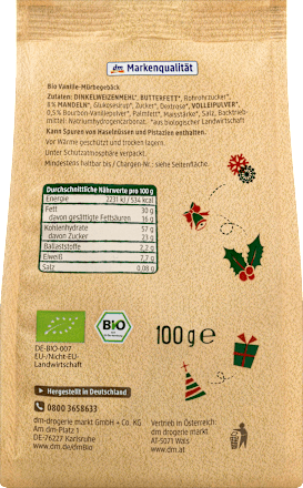 Feine Vanille-Kipferl dmBio