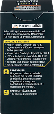 Gesichtscreme Q10 Intensiv Balea MEN