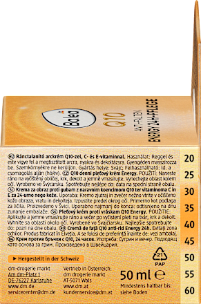 Crema viso antirughe energizzante 24h Balea