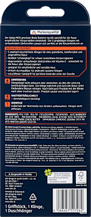 precision BODY brijač za telo Balea MEN