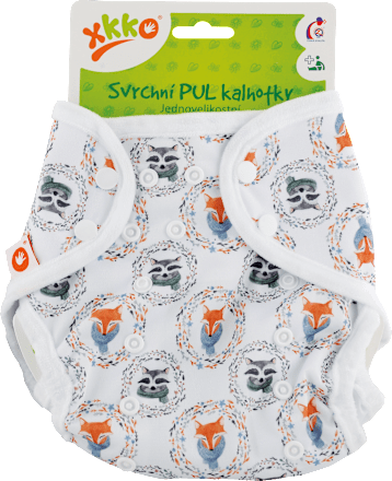 Vrchné PUL plienkové nohavičky, líška - uni 4-15 kg xkko