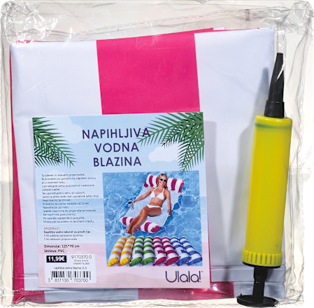 Napihljiva vodna blazina, več različic Ulala!