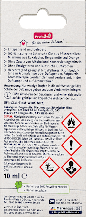 Mešanica eteričnih olj pomarančevca, evkaliptusa in bergamotke Profissimo