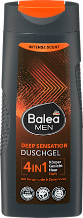 Sprchovací gél Deep Sensation 4v1 Balea MEN
