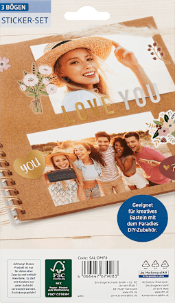 Sticker-Set Reise Paradies