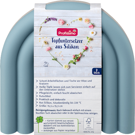 Silikonski podmetači za šerpe - duga, više vrsta Profissimo