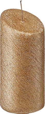 Kerzen, gestuft, abgeschrägte Oberfläche, gold metallic Dekorieren & Einrichten