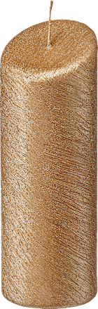 Kerzen, gestuft, abgeschrägte Oberfläche, gold metallic Dekorieren & Einrichten