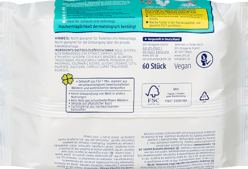 Carta igienica umidificata Ultra Sensitive SauBär